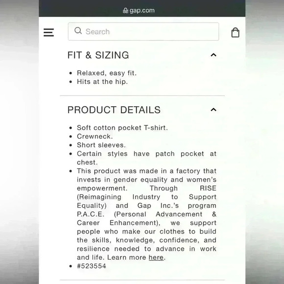 Gap Kids Vintage T-Shirt, Girls/Teen Size 14-16/XL, Charcoal Gray - Picture 3 of 13